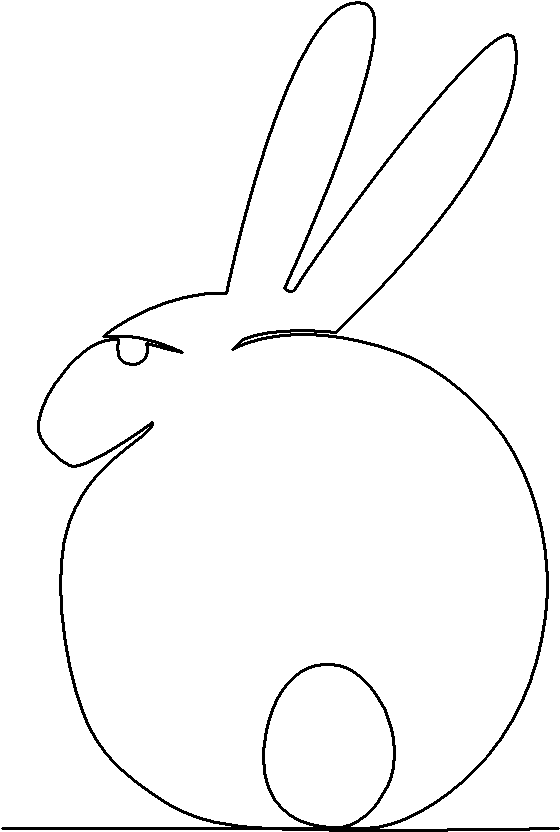 Bunny 1 quilting pattern