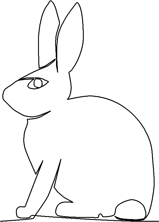 Bunny 2 quilting pattern