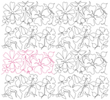 Butterfly and Rose 1 and Butterfly and Wild Rose 2 alternated repeat