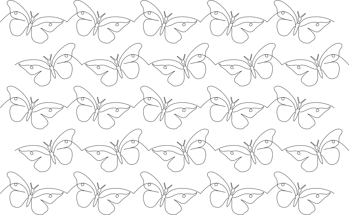 Butterfly repeat, horizontal x flip, 20% offset to right