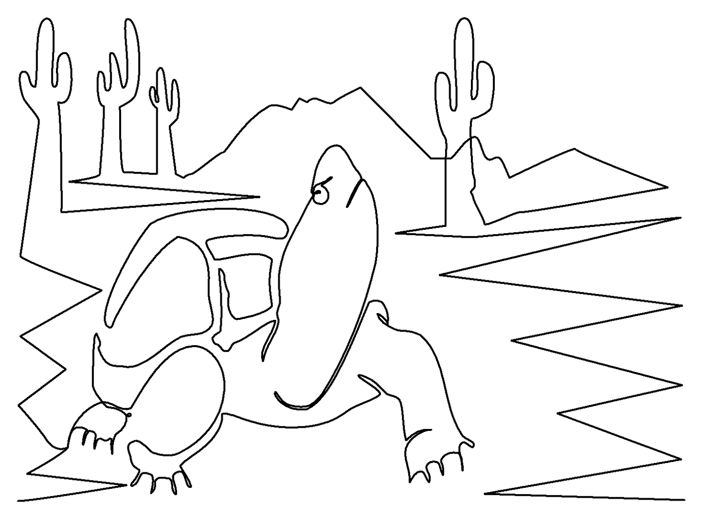 Desert Tortoise quilting pattern