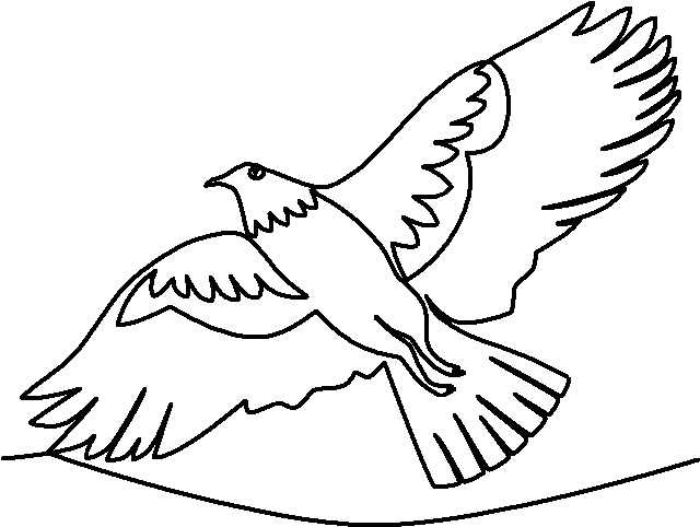 Hawk Soaring quilting pattern