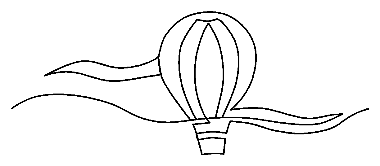 Hot Air Balloon quilting pattern
