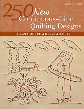 250 NEW Continuous-line quilting designs book