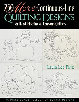 250 MORE Continuous-line quilting designs book