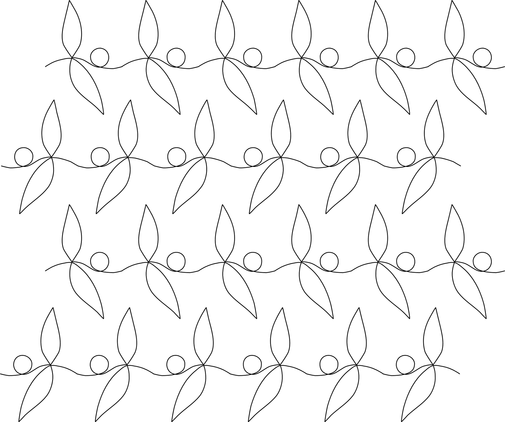 Berry and Leaf repeat with even rows x flip, offset to left