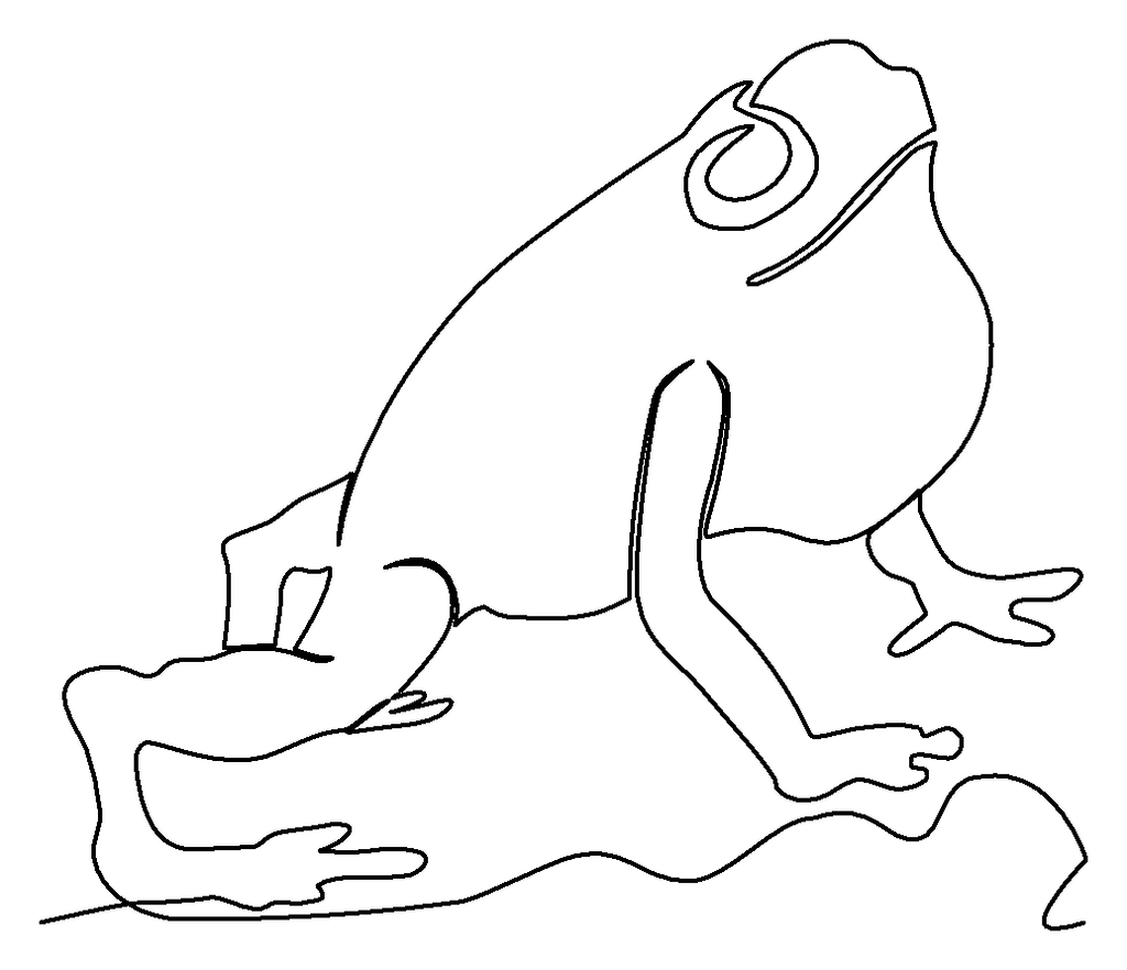 Bullfrog quilting pattern