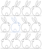 Bunny1 repeat, even rows x flip 