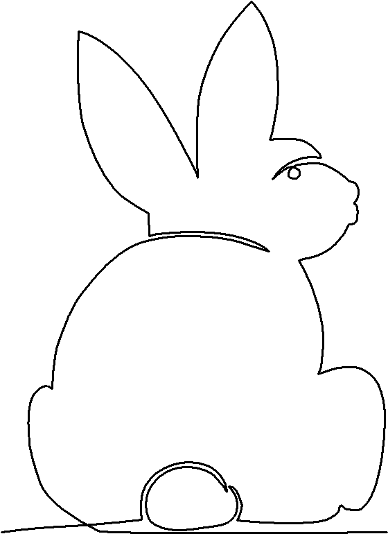 Bunny 4 quilting pattern