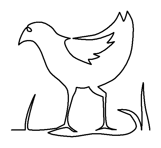 Chick quilting pattern