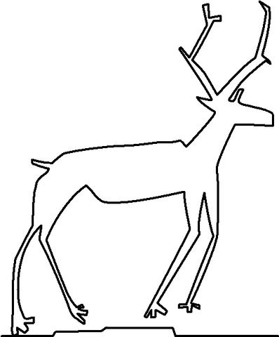 Elk Petroglyph
