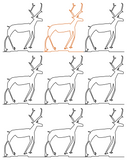 Elk Petroglyph repeat