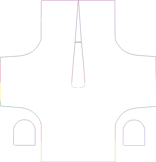 Jacket outline, add your own imagery