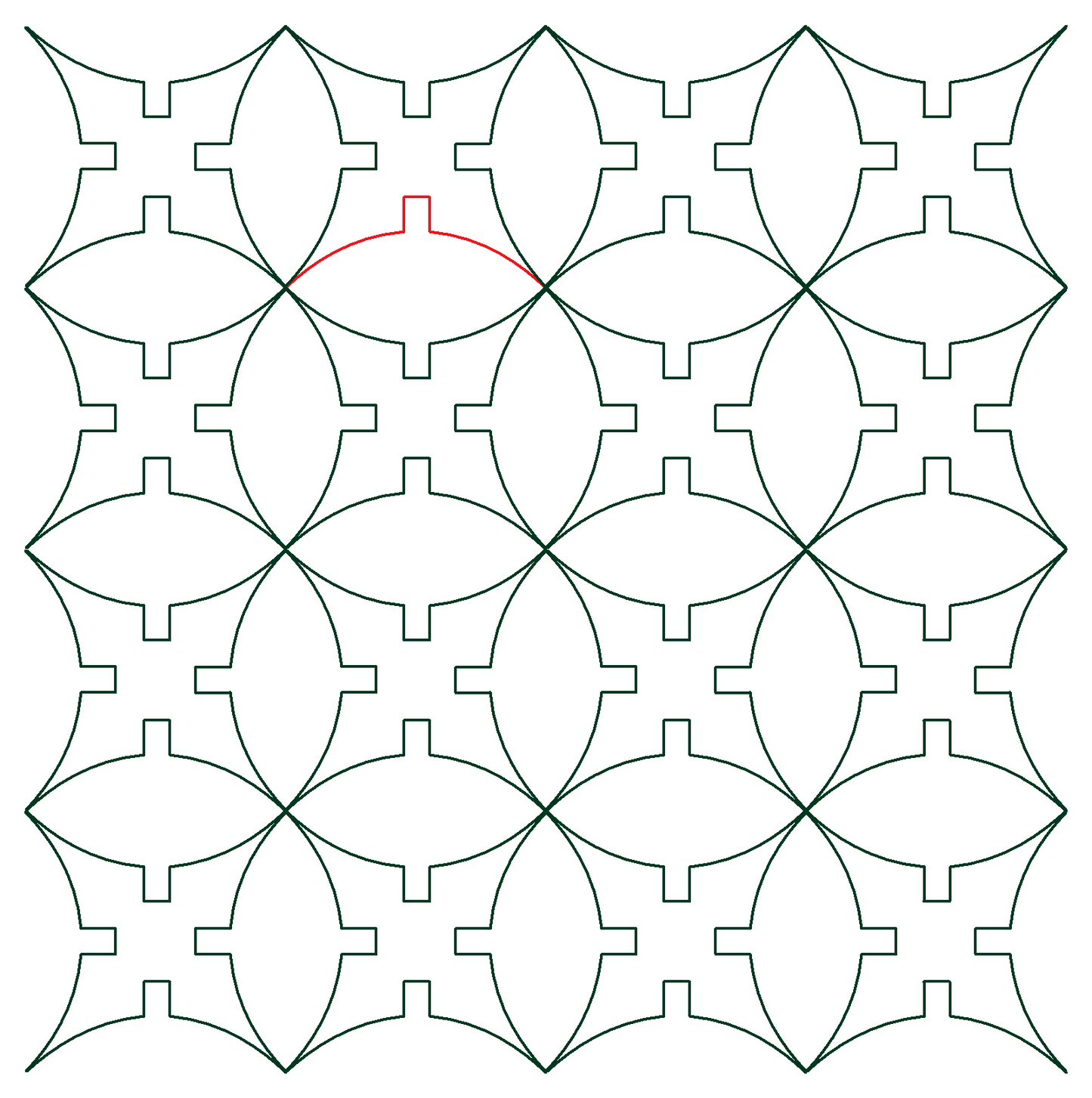 Laura's Secret Square with Rectangle line pattern - p2p repeat