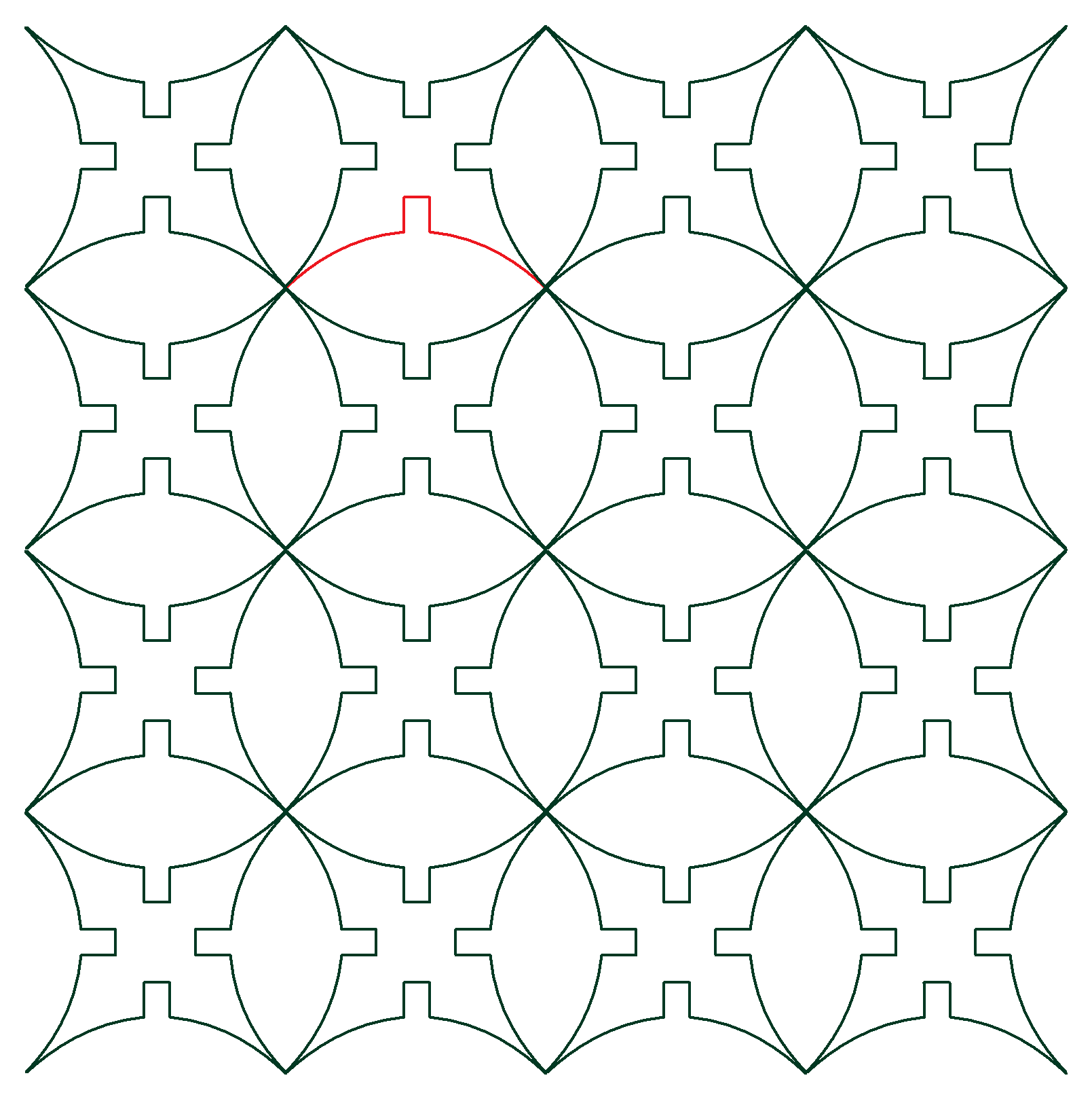 Laura's Secret Square with Rectangle line pattern - p2p repeat