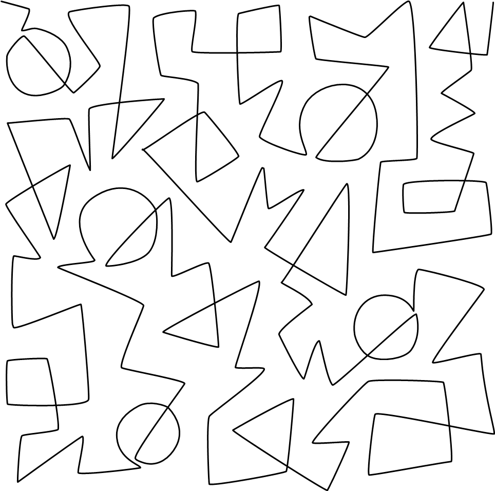 Split Circle Triangle Square