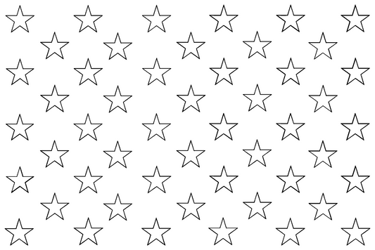 Stars for American Flag quilting pattern