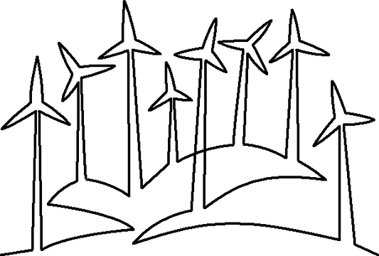 Wind Farm quilting pattern